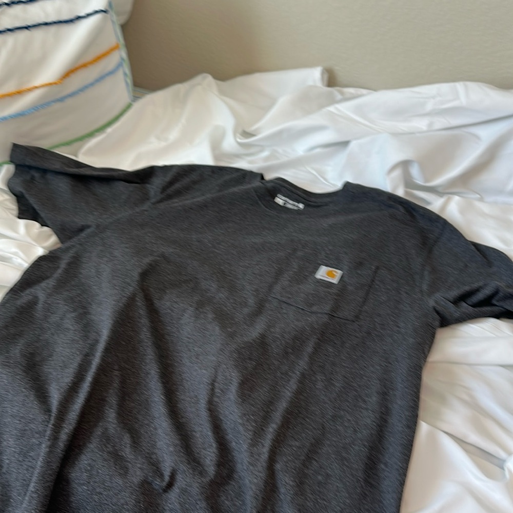 Carhartt loose fit large dark grey shirt